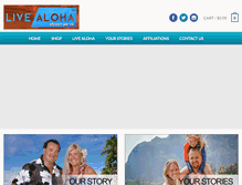 Tablet Screenshot of livealoha.com
